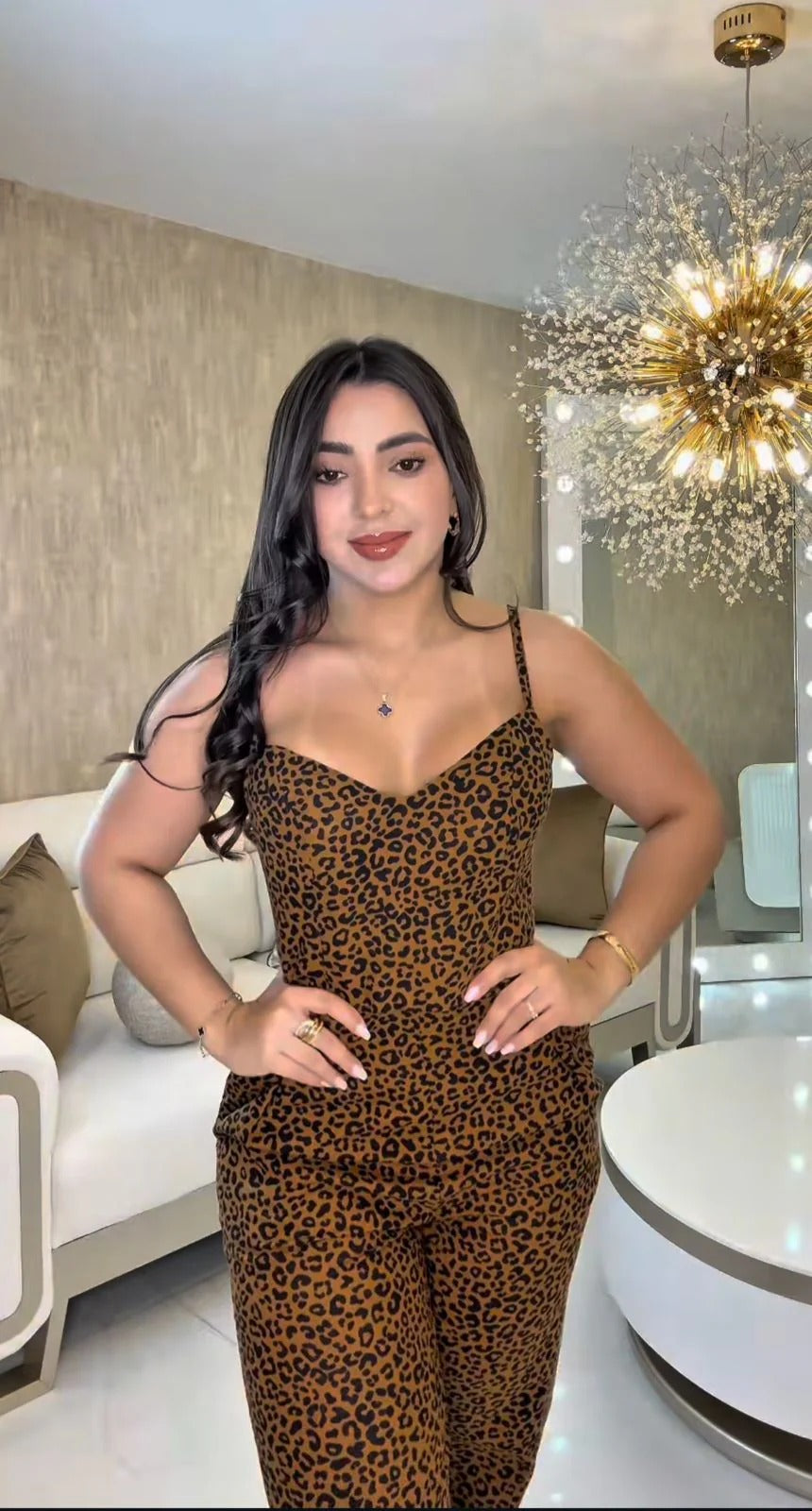 Macaquinho Loren Animal Print
