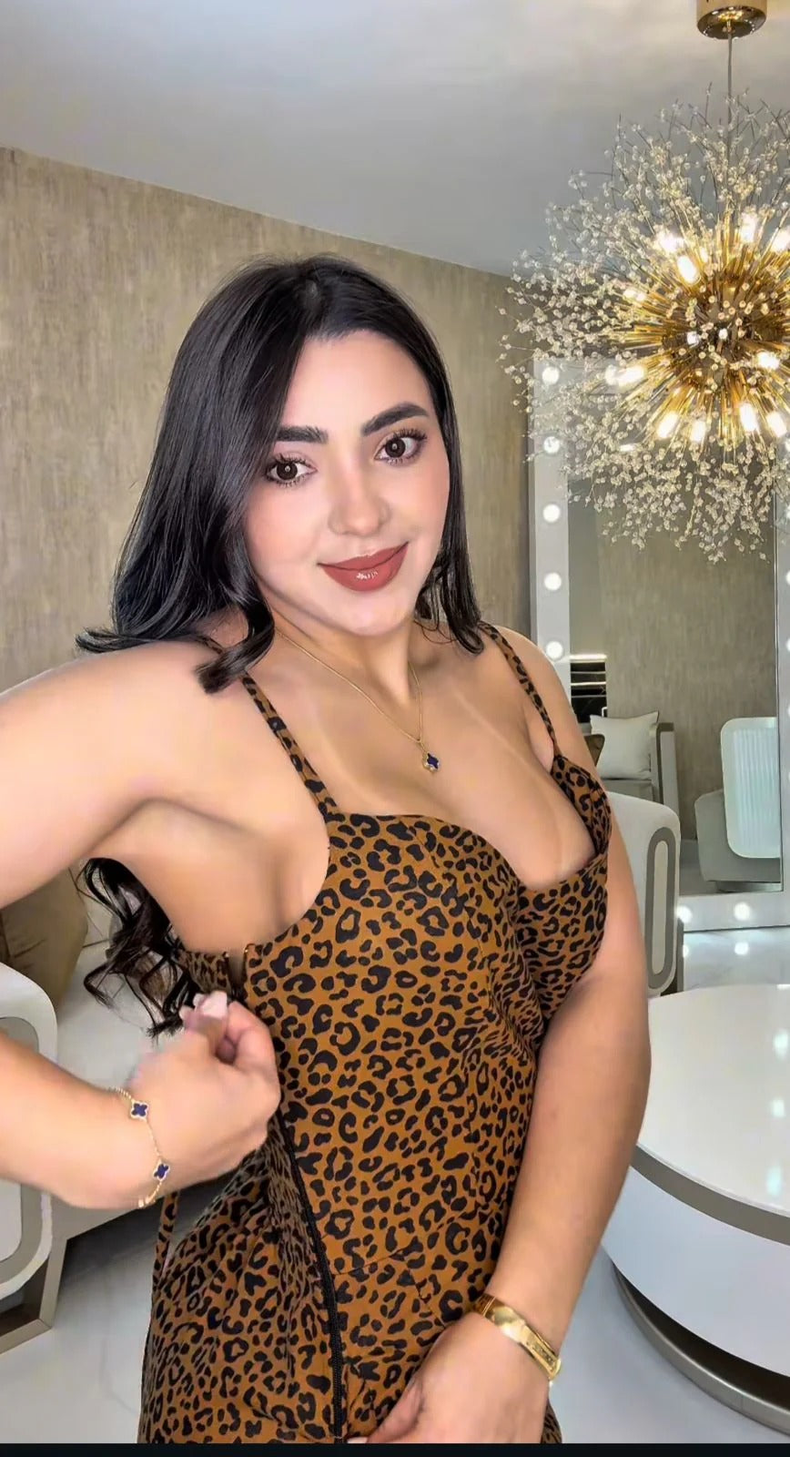 Macaquinho Loren Animal Print