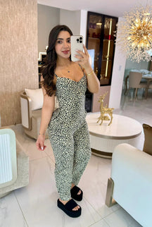 Macaquinho Loren Animal Print